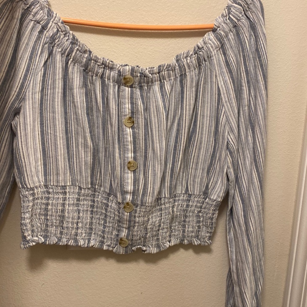 Off the shoulder crop top